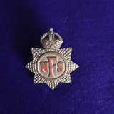 Original WW2 cap badge National Fire Service (NFS)