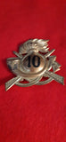 Original WW2 cap badge 10th Italian "Bersaglieri" Rifle Regiment
