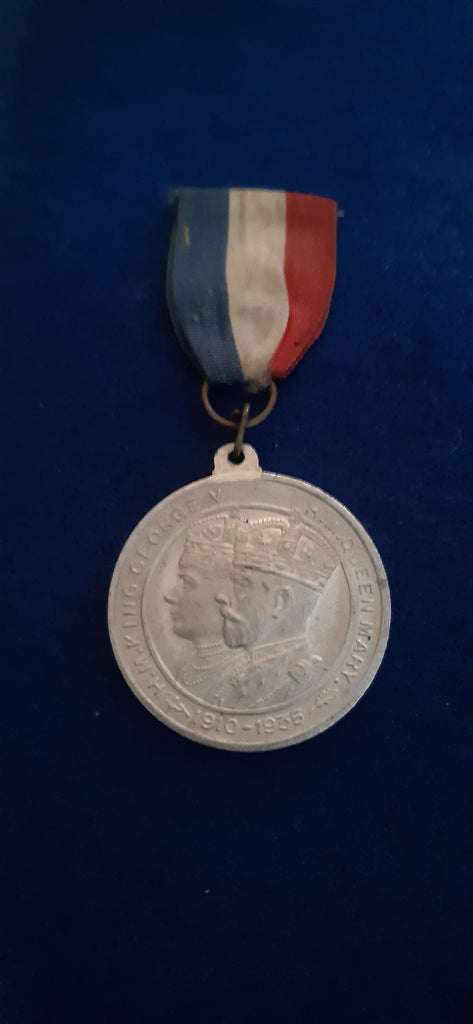 Commemorative medal, Silver Jubilee 1935, King George V and Queen Mary, City of Salford