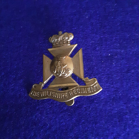 Original cap badge The Wiltshire Regiment circa 1896 - WW2