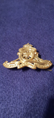 Original WW2 cap badge Royal Artillery