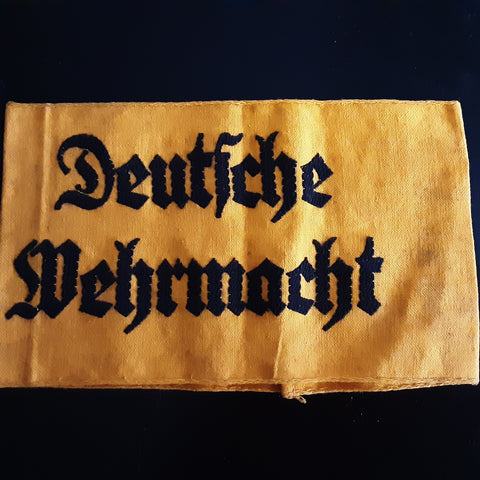 Original WW2 German armband Deutsche Wehrmacht