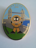 Golly pin badge 'The Lloyd Scott Collection' London, 2002