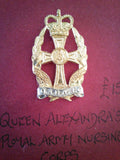 Original anodised cap badge Queen Alexandra's Royal Army Nursing Corps