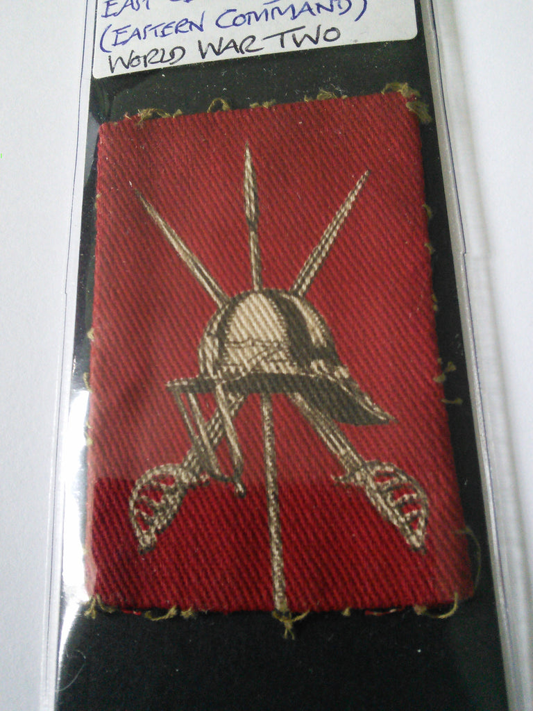 Original WW2 cloth arm badge Central Midland District East Central District (Eastern Command)